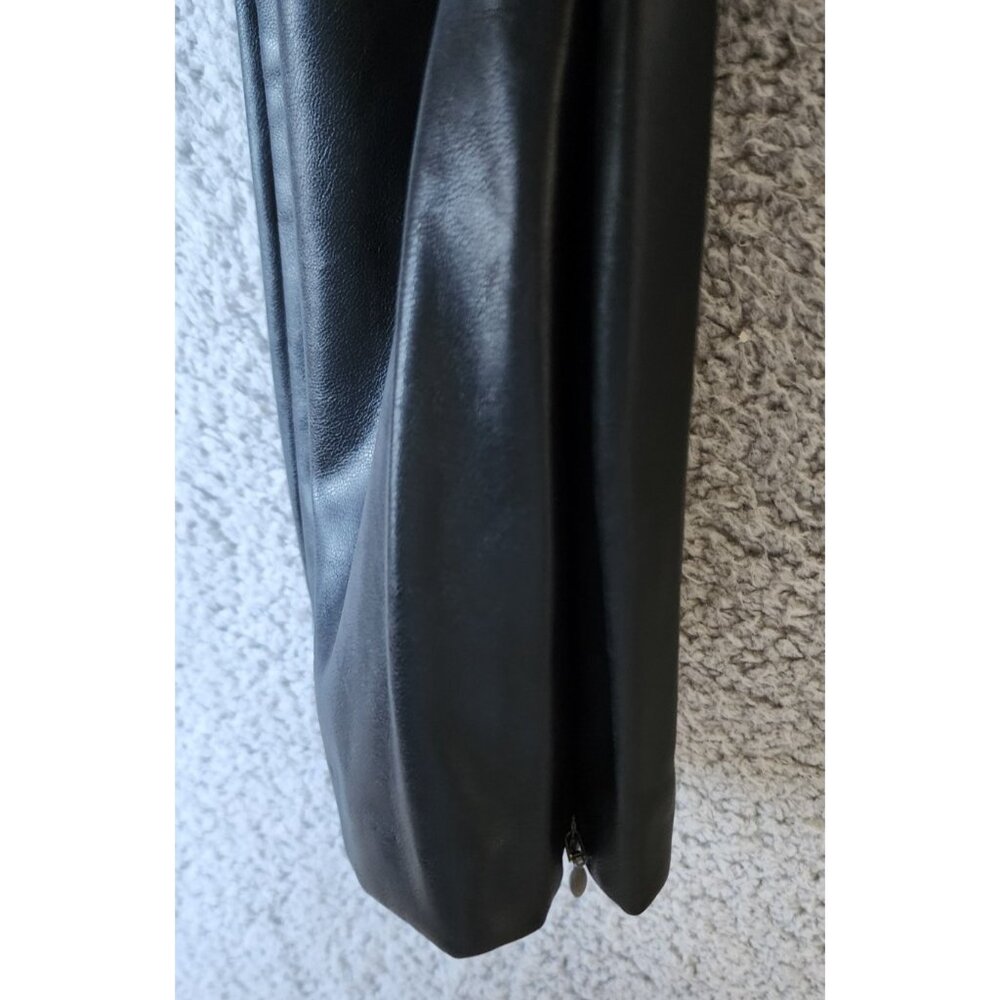 NEW Old Navy Women's Extra High-Rise‎ Skinny Faux Leather Pants Black Plus Sz 20 - Picture 9 of 16